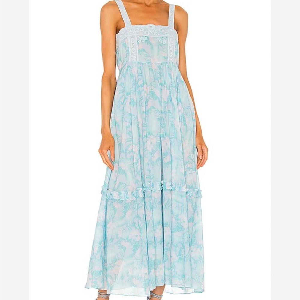 Love Shack Fancy Ayala Floral Maxi Dress